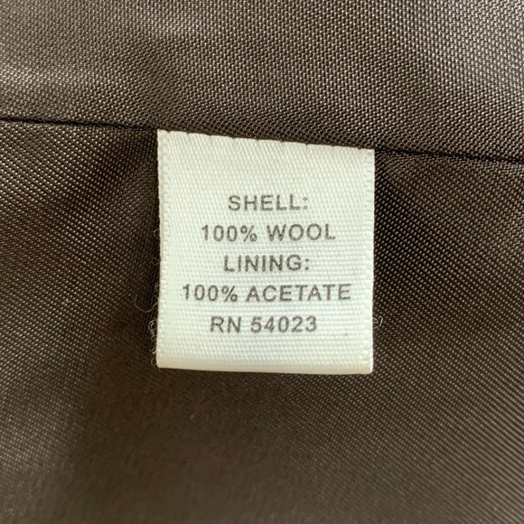 Banana Republic Brown Wool Boucle Wrap Jacket - Picture 11 of 11